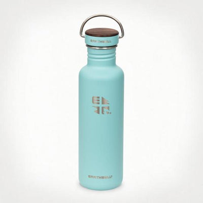 Earthwell Bottle 27oz/800ml-Aqua Blue w/ Woodie Walnut Cap