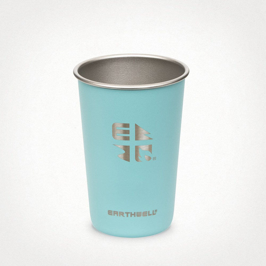 Earthwell Pint Cup 16oz Aqua Blue / n/a