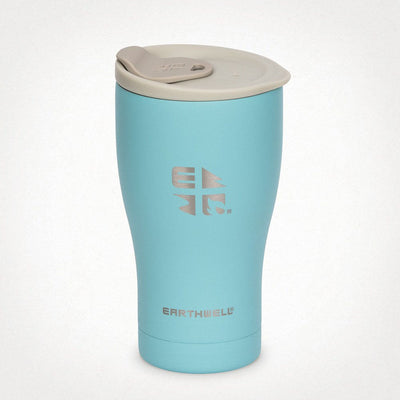 Earthwell Vacuum Tumbler 16oz  Early Riser Aqua Blue / n/a